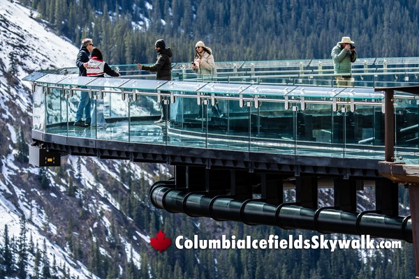 Columbia Icefields Glacier Skywalk During July